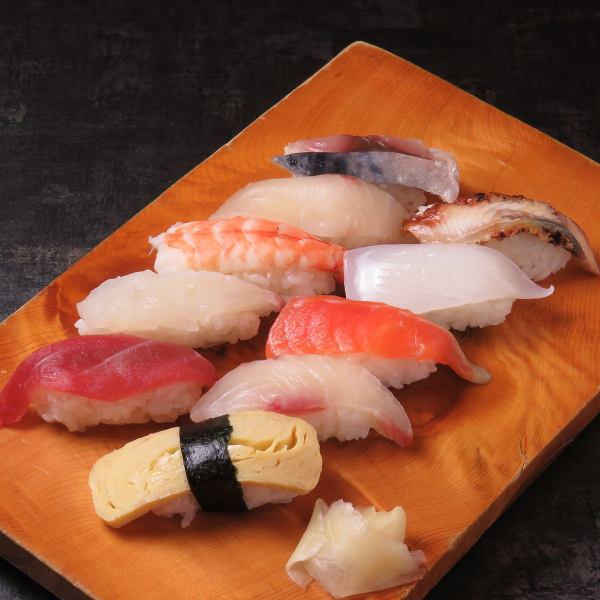 [Popular nigiri!] Jumbo nigiri 10 pieces for 1,100 yen