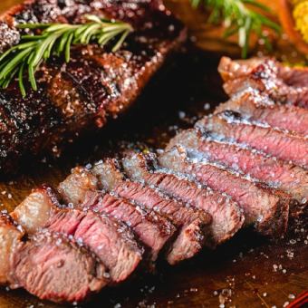 [Charcoal-Aged Rib Roast Meat Course for Adults] 2 hours with all-you-can-drink!