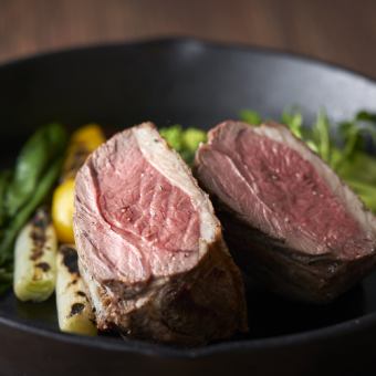 [Rare Lamb Rump Charcoal Grill Course] 2 hours with all-you-can-drink!