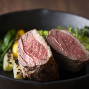 [Rare Lamb Rump Charcoal Grill Course] 2 hours with all-you-can-drink!