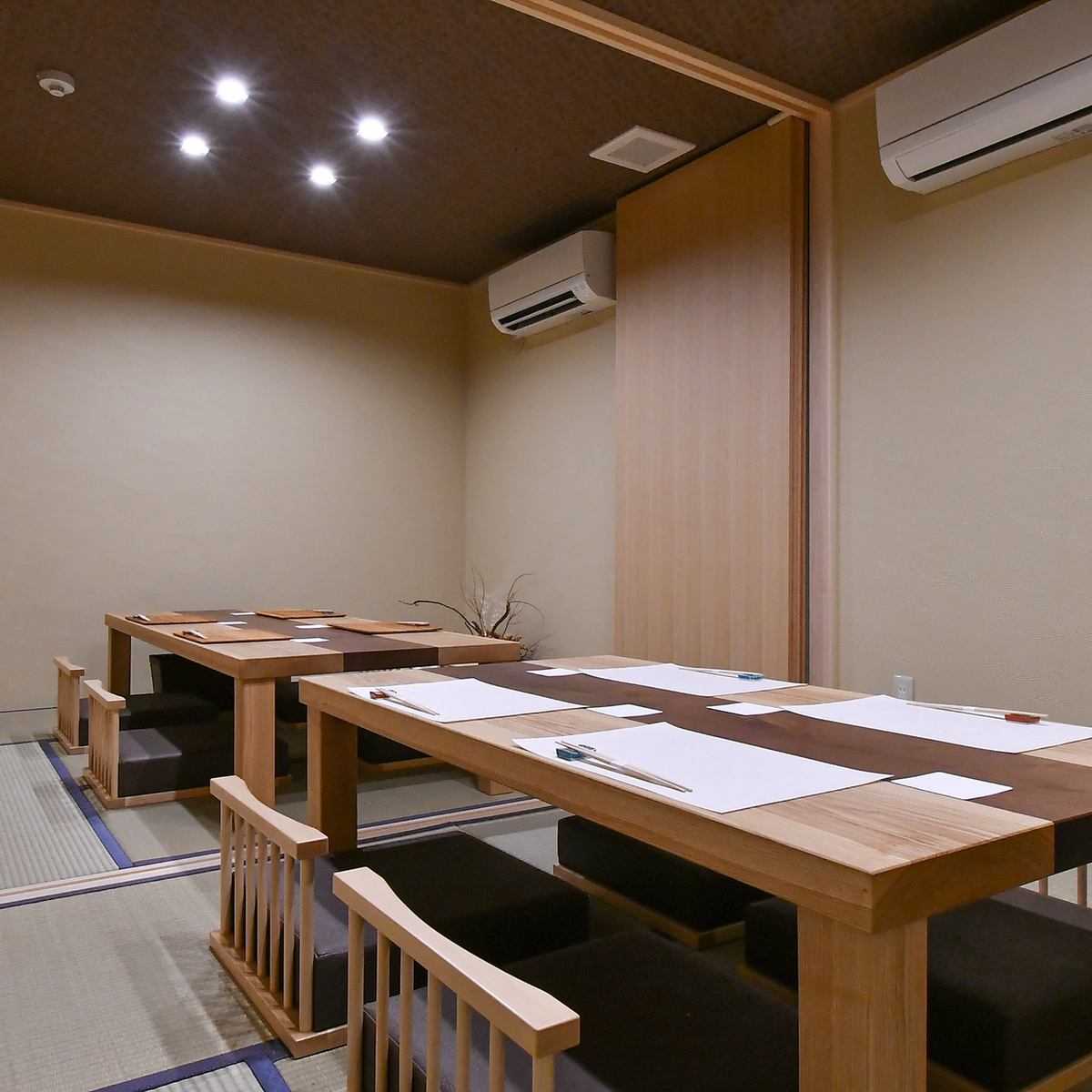 Enjoy carefully selected Japanese cuisine in an elegant private room♪