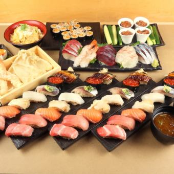 5200円(税込)◇杉玉 寿司堪能コース　2名様～【飲み放題付き♪】