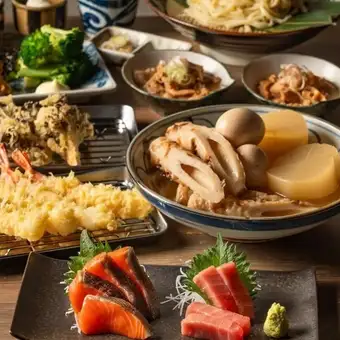 『特選コース』政宗の自家製おでんと和牛プラン！3時間飲み放題付き【8品5000円→4000円】