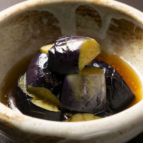 Deep-fried eggplant soaked