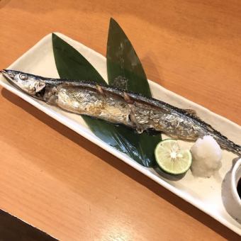 秋刀魚塩焼き