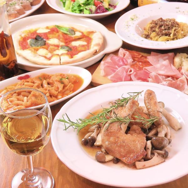 [For various banquets♪] Taste Florence! Very satisfying course <100 minutes all-you-can-drink included> 6,000 yen!