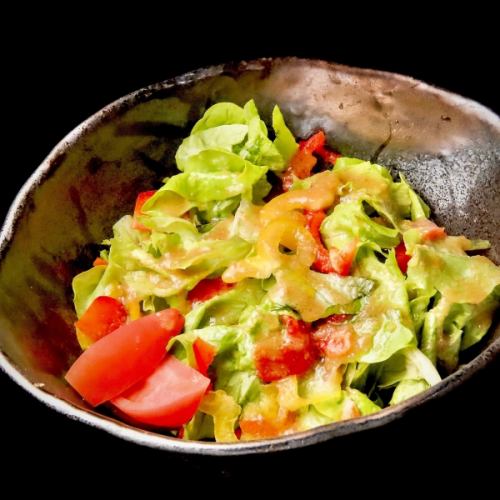 徳島県産の有機野菜サラダ