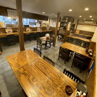 懐かしい雰囲気漂う店内。