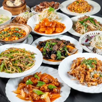 【グループセットC】牛肉の角煮、石鍋陳麻婆豆腐、聚香園炒飯など、全13品8500円(税込)