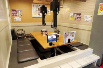 プライベート空間でお食事できます。