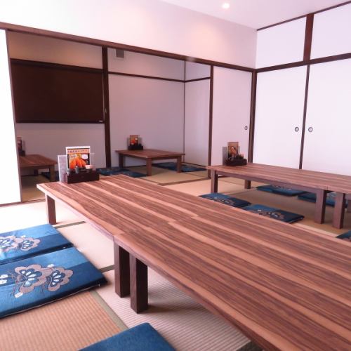 2F is a tatami mat seat.Perfect for big banquets and entertainment ◎ You can use it according to the number of people!
