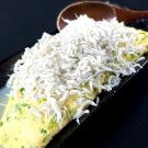 出汁巻玉子~しらすのせ