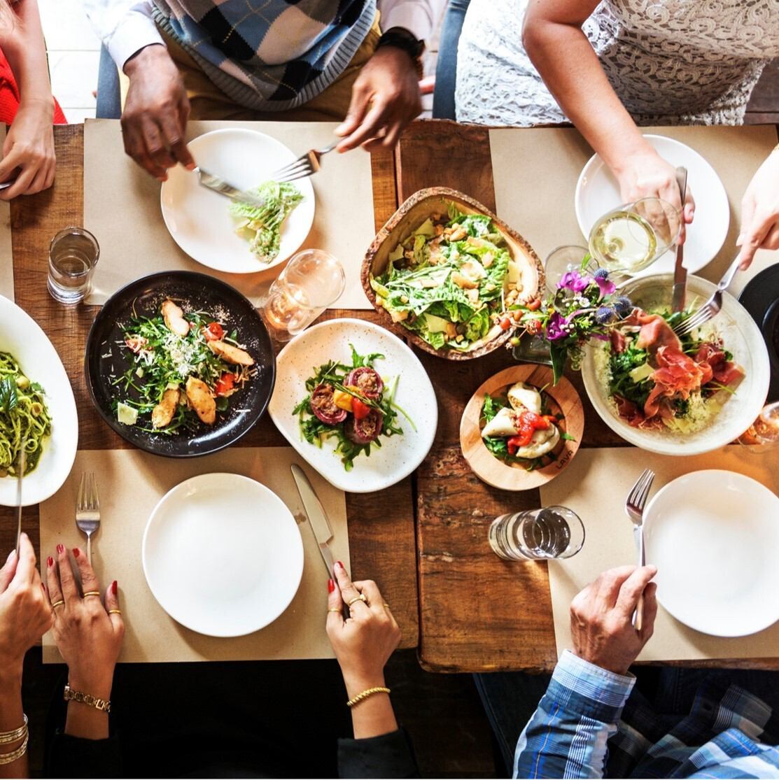 たっぷり野菜を!好きなだけ☆グループで異なる注文もOK!