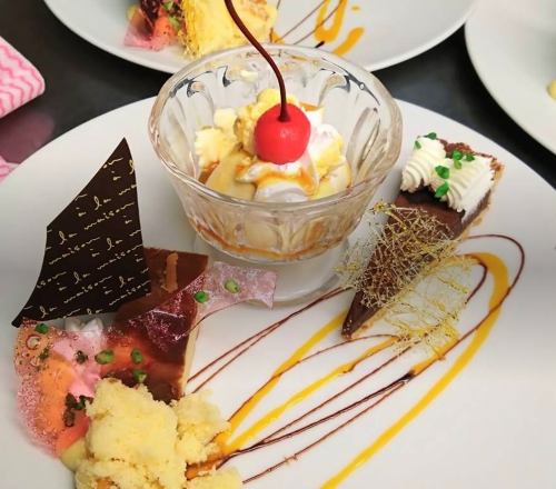 手作りスイーツを堪能♪