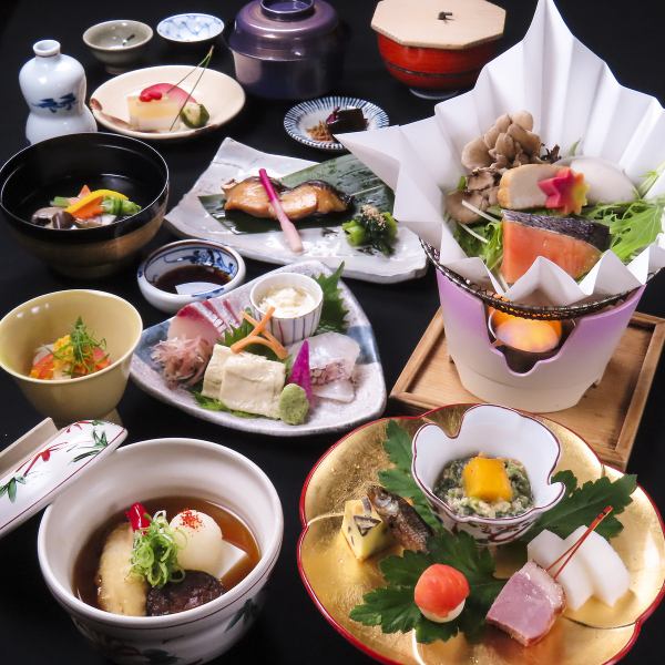 [Tradition of Kyoto cuisine] Enjoy seasonal cuisine to your heart's content with the Chef's Choice Kaiseki Course, 11,000 yen (tax included)
