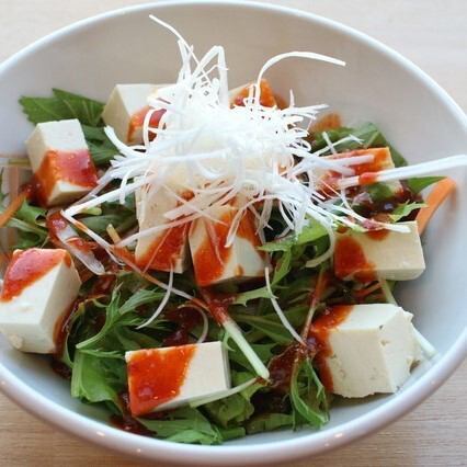香味野菜to豆腐サラダ