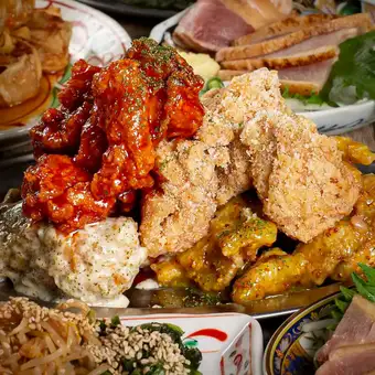 【3時間飲み放題付き】韓彩チャプチェやヤンニョムなど本場韓国を食らう◎全8品