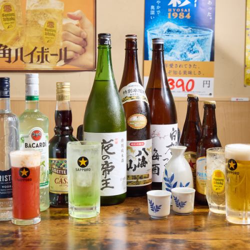 単品の飲み放題も♪