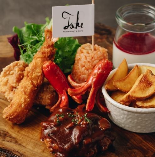 キッズプレート(サラダ＆スープバー＋セットドリンク)