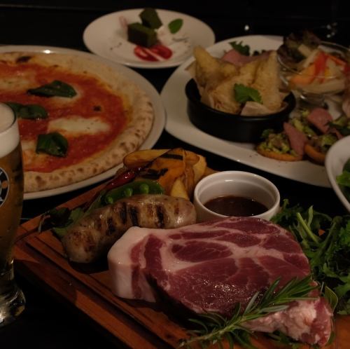 Enjoy our carefully selected Miyazaki beef and Kagoshima black beef.