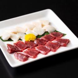 馬刺し盛り合わせ　二種