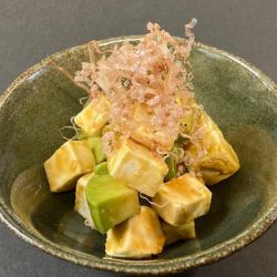 アボカドとクリームチーズのワサビ和え