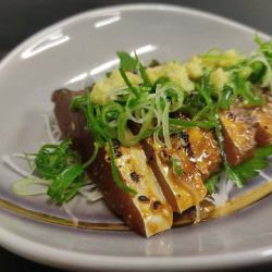 炙りサバの胡麻味噌ダレ