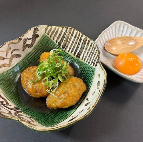 鶏つくね甘辛煮