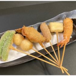 串カツの盛り合わせ（6本）