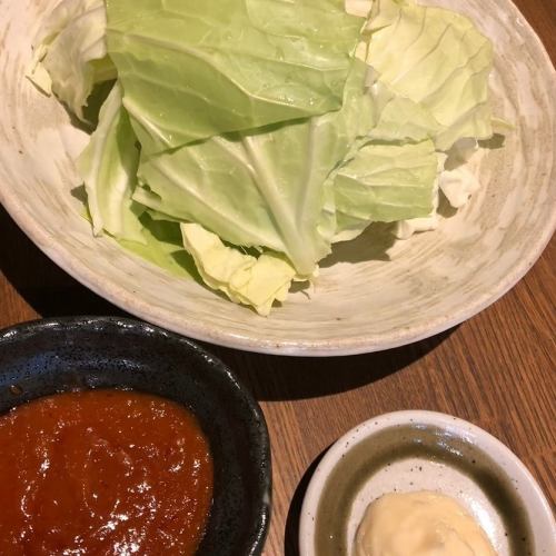 [Standard] Spicy meat miso cabbage