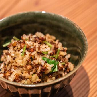 薪焼きそぼろご飯