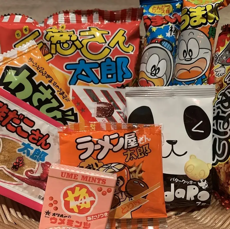 駄菓子盛り合わせ