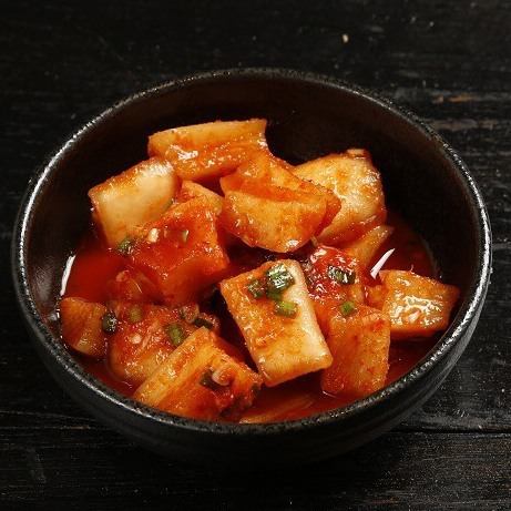 Various types of kimchi