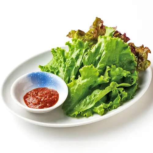 肉包みレタス