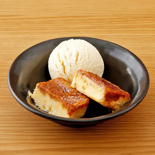 カタラーナとバニラアイス