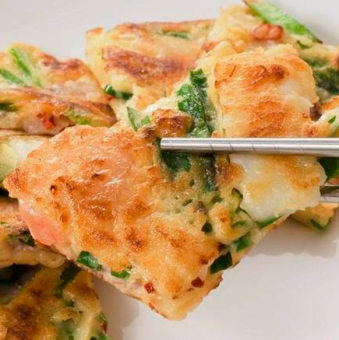 Seafood pancake