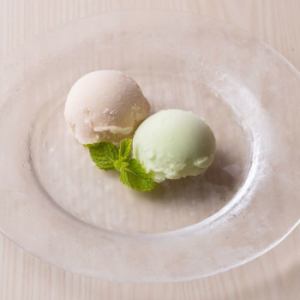 季節のシャーベット2種