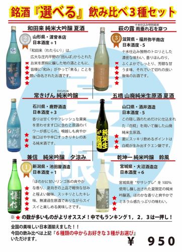 Japan drinker comparison set 950 yen