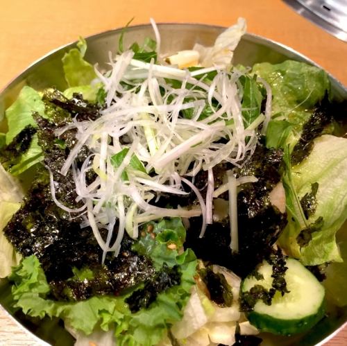 焼肉屋さんのチョレギサラダ