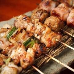 地鶏のおまかせ5串盛り