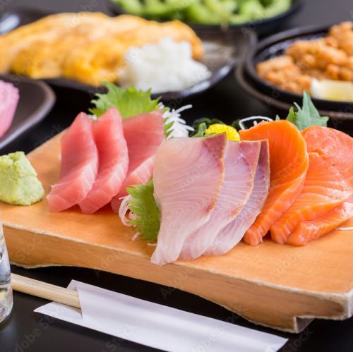 季節の鮮魚盛り合わせ