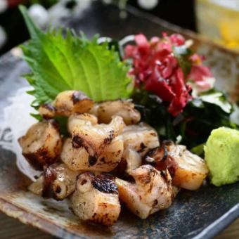 Roasted North Sea octopus