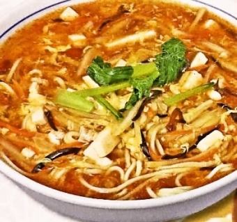 Sunra Tanmen / Soupless Chilled Dantan Noodles / Katana Shaving Noodles (Spicy) / Gomoku Ankake Kata Yakisoba