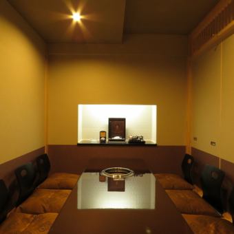 VIP private rooms are available for 2 to 10 people.Ideal for entertaining business.[BBQ / Private room / All-you-can-drink / Oita / Fukui]
