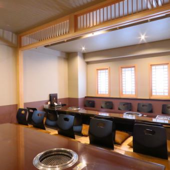 We connect each room and prepare a VIP private room that can be used for 2 to 30 people.Ideal for entertaining business.[BBQ / Private room / All-you-can-drink / Oita / Fukui]