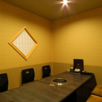 A digging-type complete private room.2 people ~ available ◎ Large banquet is also possible.Up to 135 people are OK.[BBQ / Private room / All-you-can-drink / Oita / Fukui]
