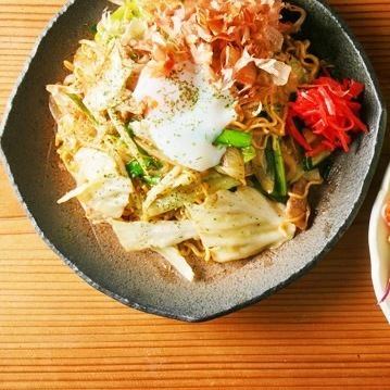 昔なつかしい屋台の焼きそば