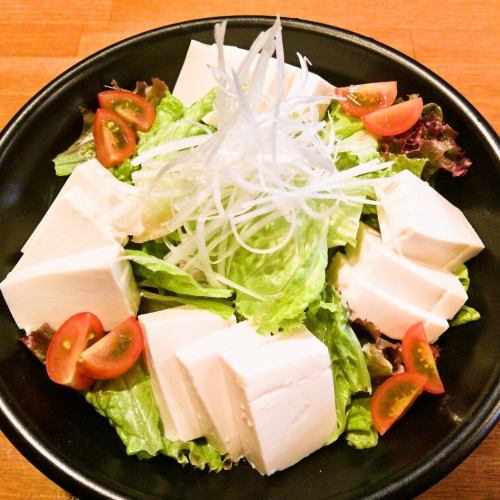 豆腐沙拉/棒棒鸡各一份