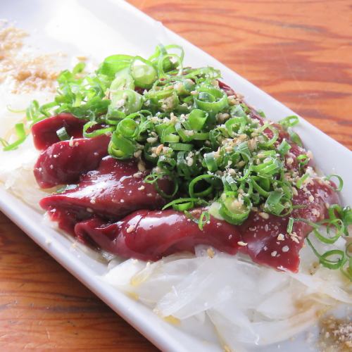 生肝刺身