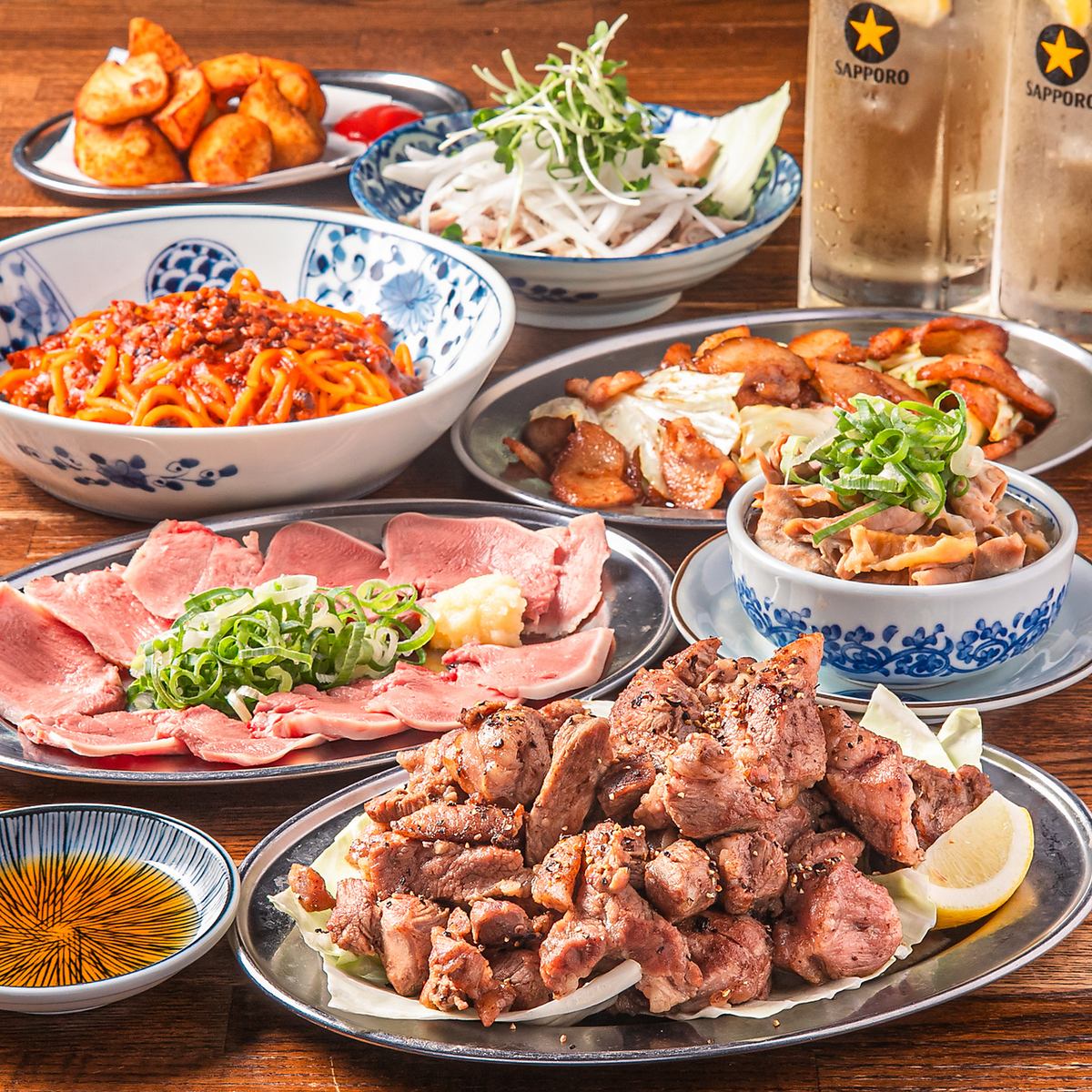 名物のもつ焼き、ハラミをご堪能いただけます！ファミリーやカップルでの利用も歓迎♪